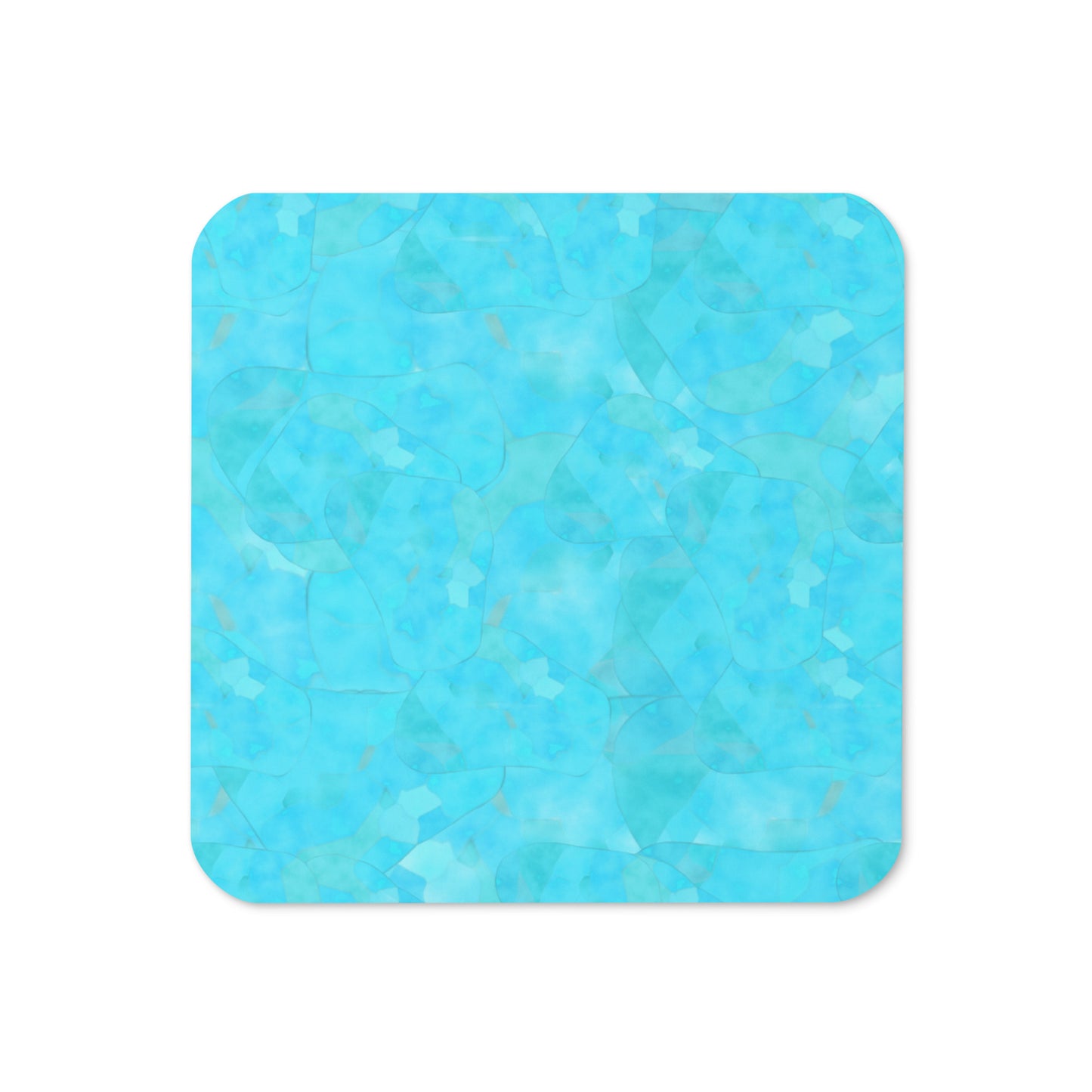 Turquoise Cork-Back Coaster