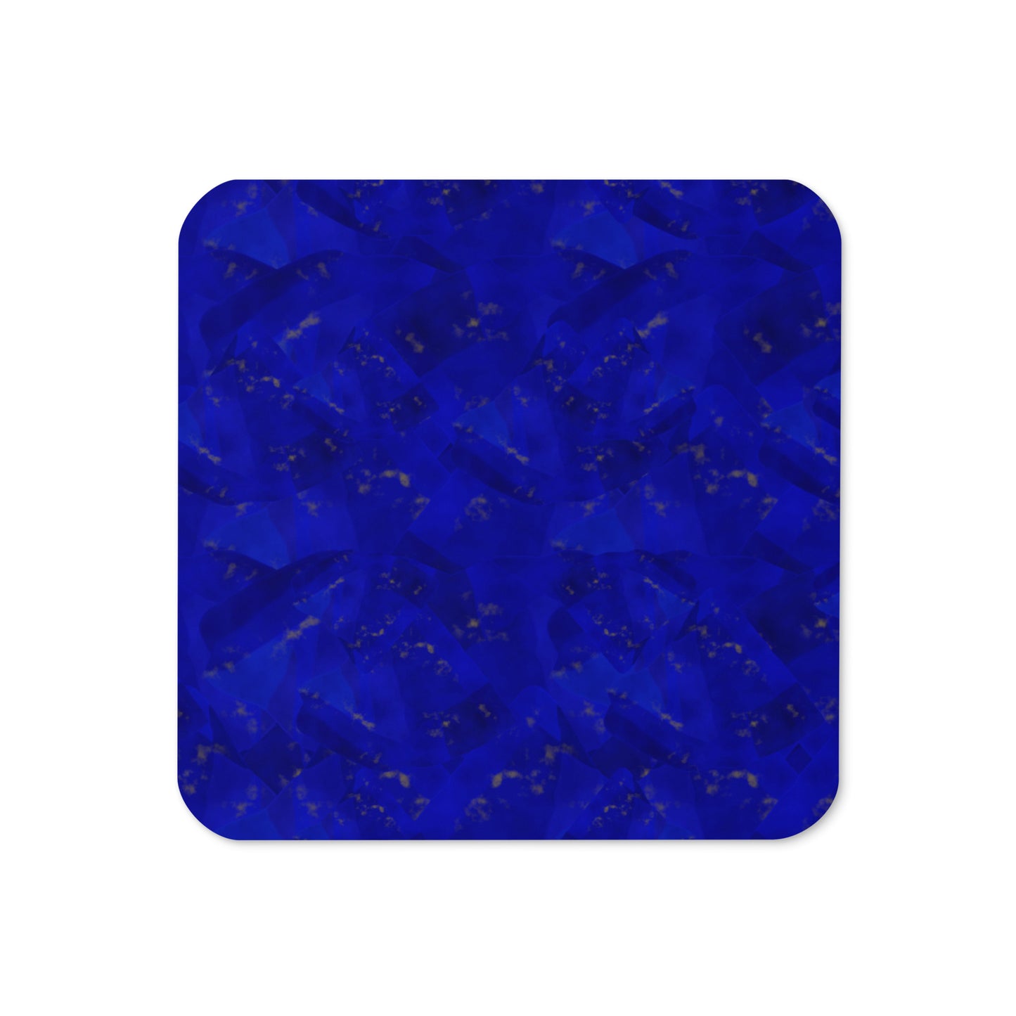 Lapis Lazuli Cork-Back Coaster
