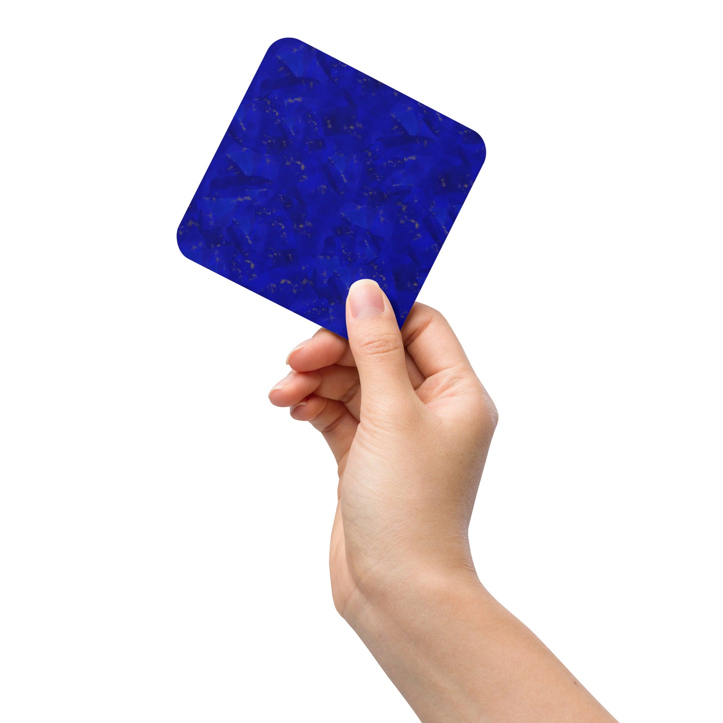 Lapis Lazuli Cork-Back Coaster