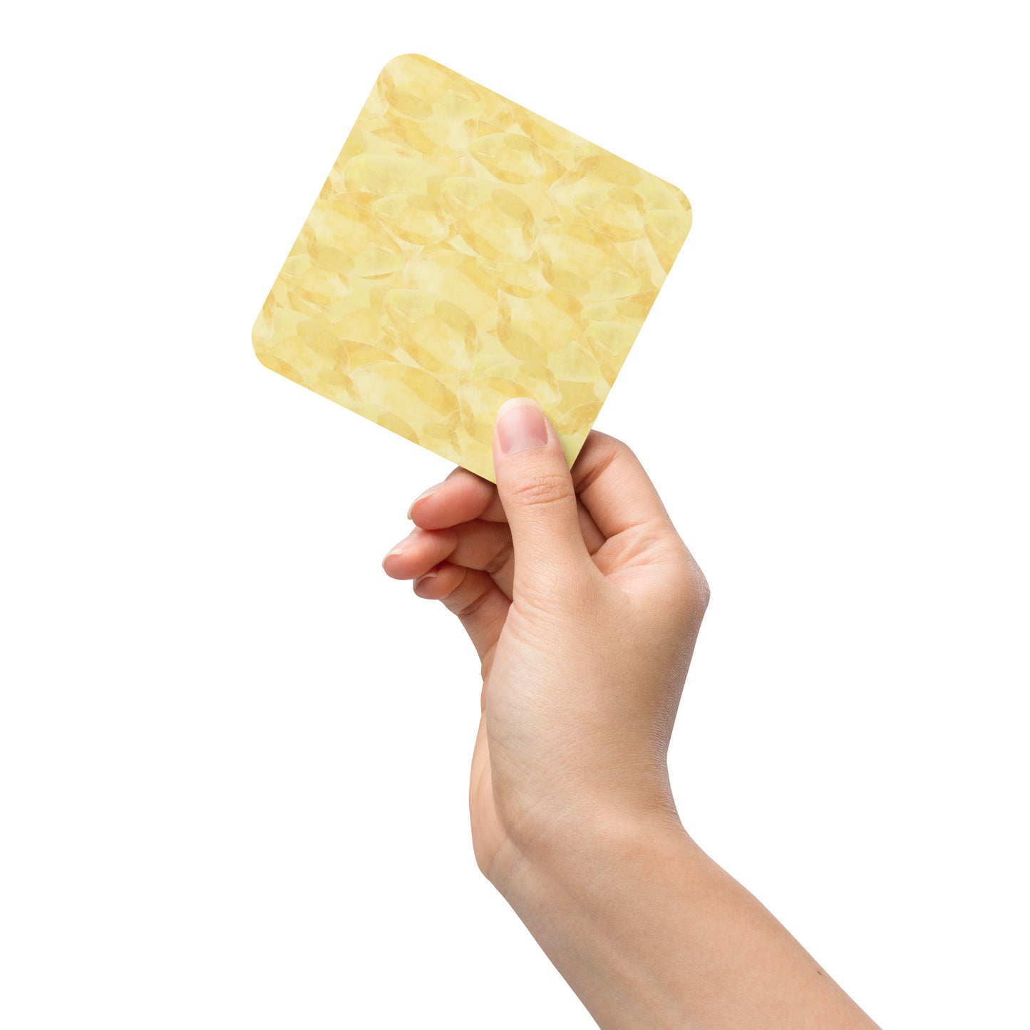 Citrine Cork-Back Coaster