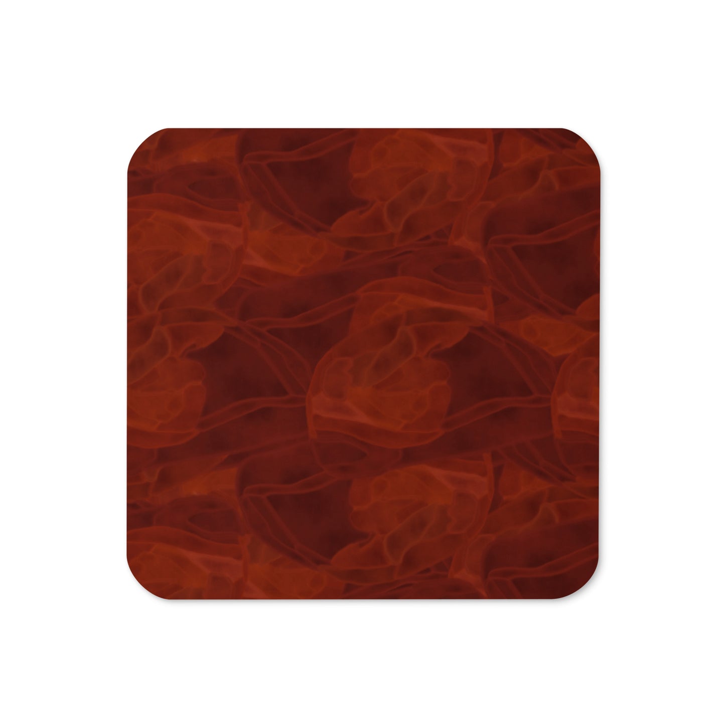 Red Jasper Cork-Back Coaster