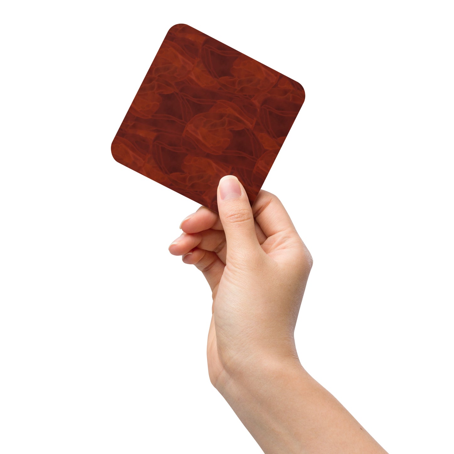Red Jasper Cork-Back Coaster