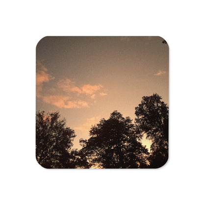 Dusk Cork-Back Coaster