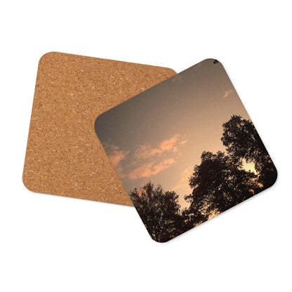 Dusk Cork-Back Coaster