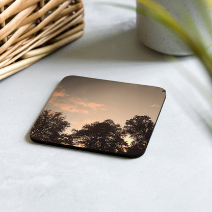 Dusk Cork-Back Coaster