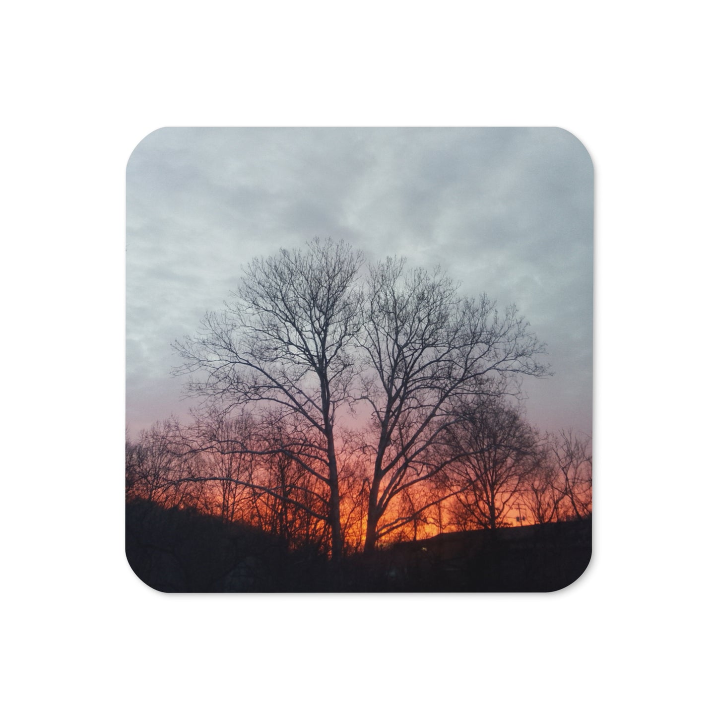 Dawn Cork-Back Coaster