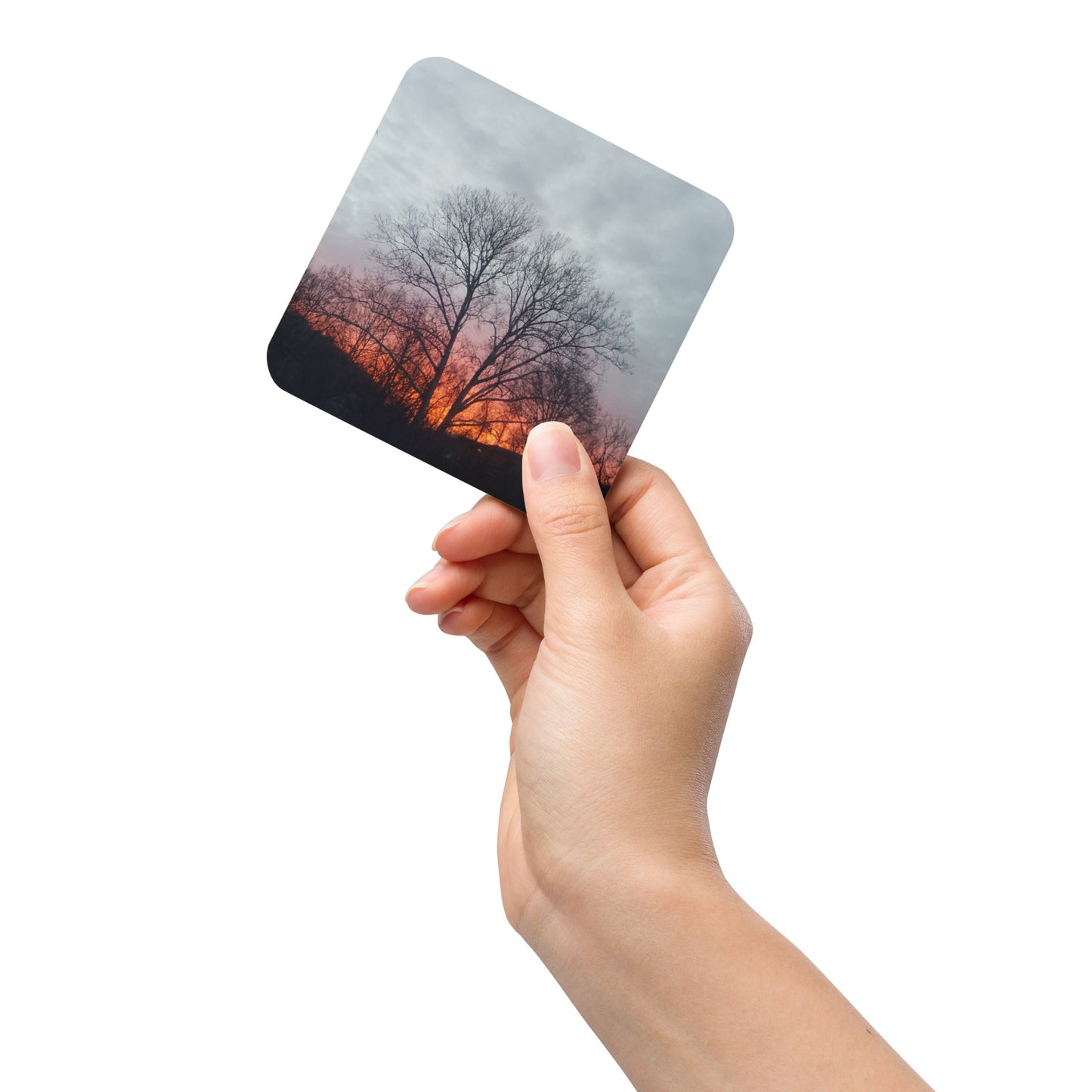 Dawn Cork-Back Coaster