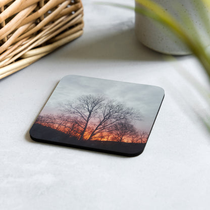 Dawn Cork-Back Coaster