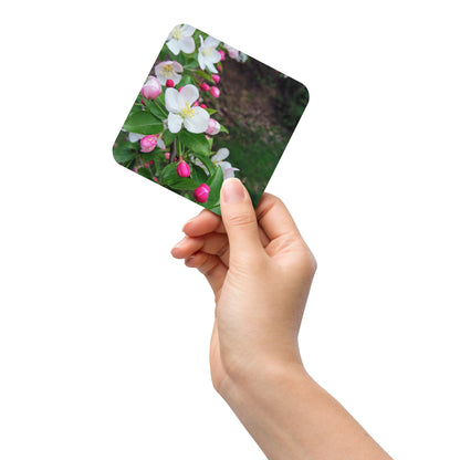 Spring Blossom Cork-Back Coaster