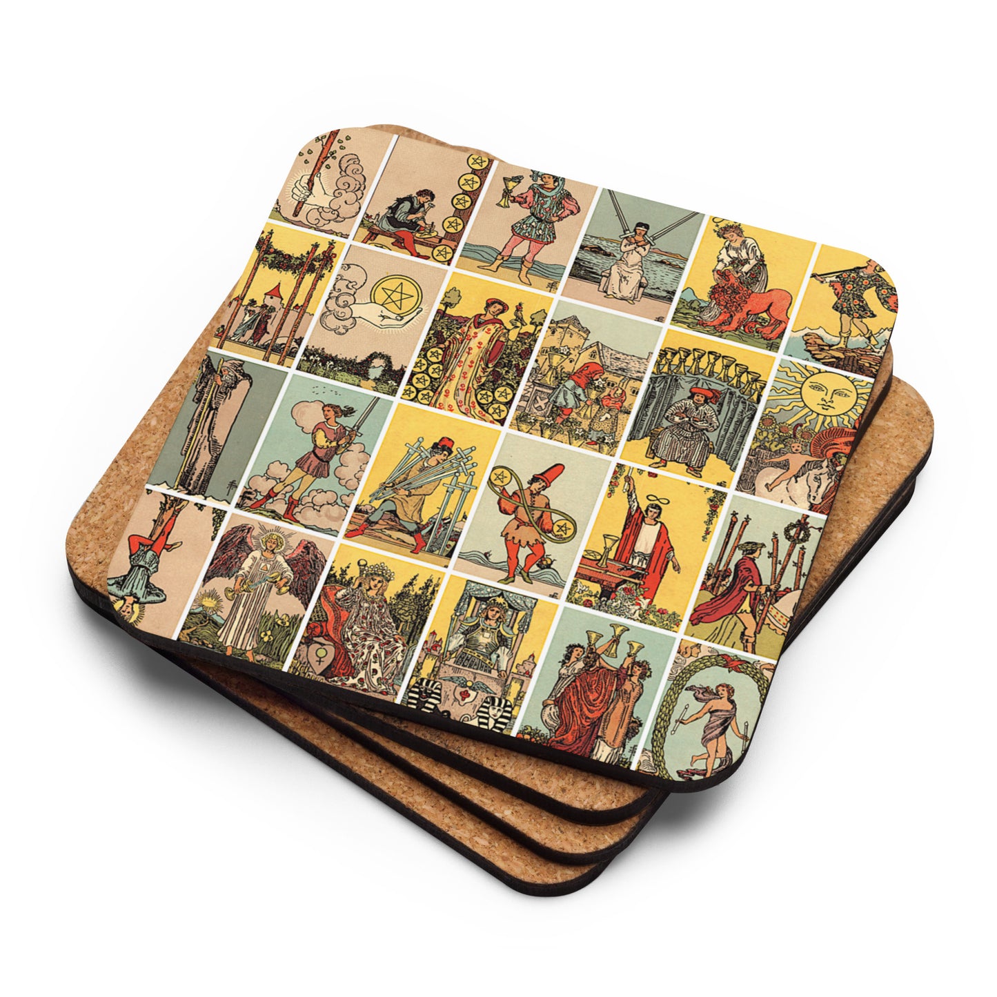 Tarot Cork-Back Coaster