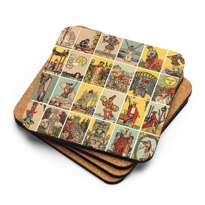 Tarot Cork-Back Coaster