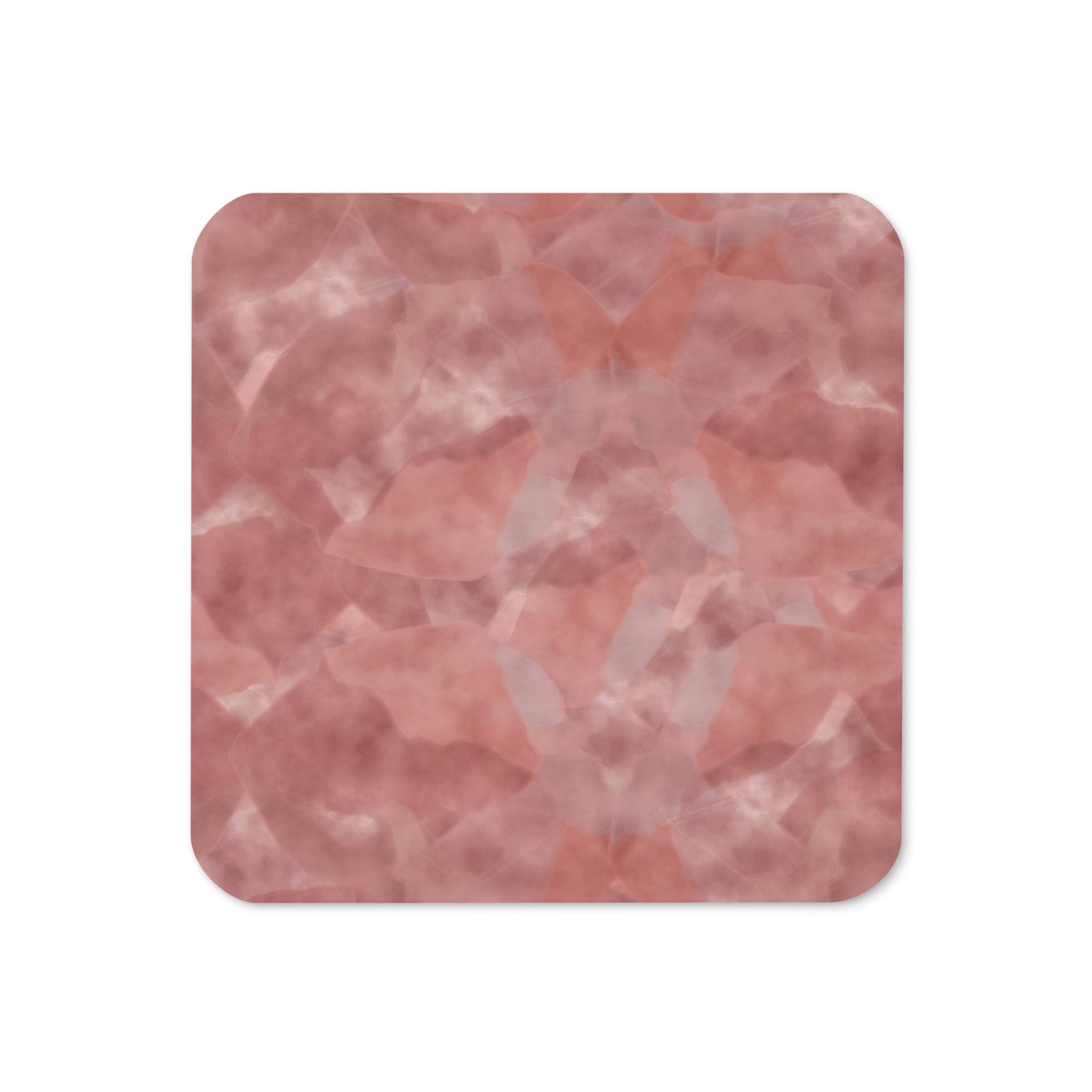 Rose Quartz Cork-Back Coaster