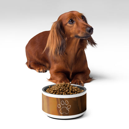 Tigers Eye Pet Bowl